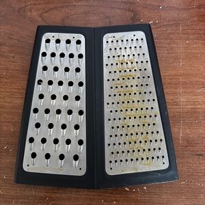 Black and Silver Cheese Grater
